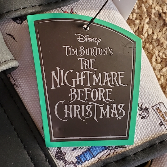 LOUNGEFLY Nightmare Before Christmas Halloween Town Backpack - Picture 9 of 15